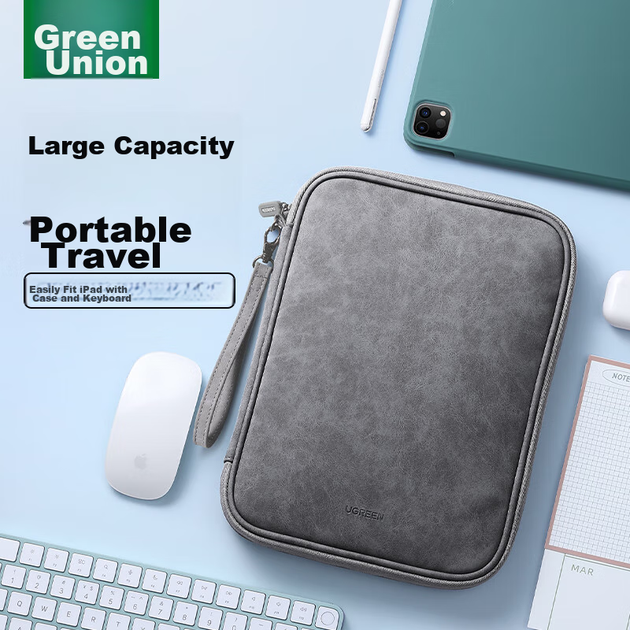 Чехол для планшета iPad Pro UGREEN, внутренний чехол 11 дюймов, защитный чехол, аксессуар для компьютера, портативная сумка для хранения клавиатуры, подходит для планшетов Apple/Lenovo/Xiaomi/Huawei. - Фото 11 Чехол для планшета iPad Pro UGREEN, внутренний чехол 11 дюймов, защитный чехол, аксессуар для компьютера, портативная сумка для хранения клавиатуры, подходит для планшетов Apple/Lenovo/Xiaomi/Huawei. - зображення 11