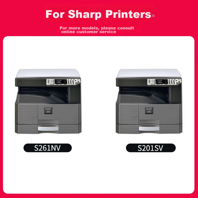 Тонер-картридж Jingcheng для Sharp (SF-237CT) SF-S201S/SF-S201N/SF-S261N повышенной емкости с чипом Black - изображение 8