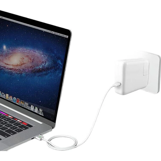 Комплект зарядных устройств Mryc для ноутбуков Apple: 140 Вт Type-C — MagSafe 3, кабель питания для MacBook Pro/Air, 2 метра USB-C. - изображение 2