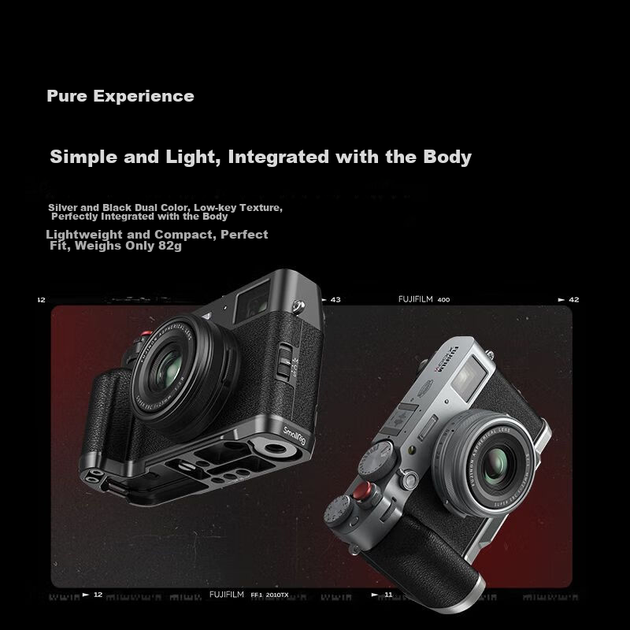 SmallRig 4566, сумісний з камерою Fuji X100VI/X100V, у форм-факторі «кроляча клітка», для бездзеркальної та дзеркальної фотографії, швидкознімна розширювальна рамка, гарячий башмак, ручка для великого пальця, аксесуари для зйомки - Фото 6 SmallRig 4566, сумісний з камерою Fuji X100VI/X100V, у форм-факторі «кроляча клітка», для бездзеркальної та дзеркальної фотографії, швидкознімна розширювальна рамка, гарячий башмак, ручка для великого пальця, аксесуари для зйомки - зображення 6