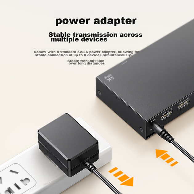 HDMI-разветвитель UGREEN CM605 1 вход, 8 выходов (90807) - изображение 8