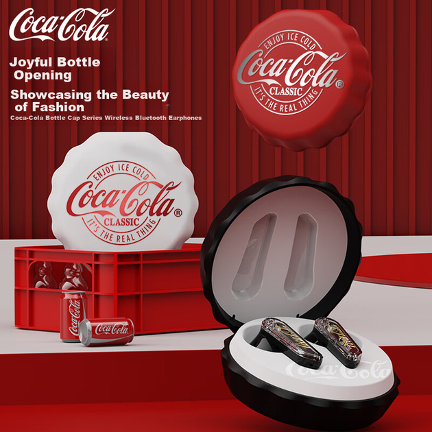 Наушники Coca-Cola T13 Wireless ENC 2026 (6972705893024) - Фото 2 Наушники Coca-Cola T13 Wireless ENC 2026 (6972705893024) - изображение 2