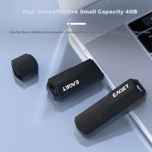 Флеш-накопичувач EAGET 4 ГБ USB 2.0 F5 для подання заявок у коробці, спеціалізований USB-накопичувач для корпоративних торгів, 5 штук/коробка, мала ємність, стабільне читання та запис, Plug and Play - Фото 8 Флеш-накопичувач EAGET 4 ГБ USB 2.0 F5 для подання заявок у коробці, спеціалізований USB-накопичувач для корпоративних торгів, 5 штук/коробка, мала ємність, стабільне читання та запис, Plug and Play - зображення 8