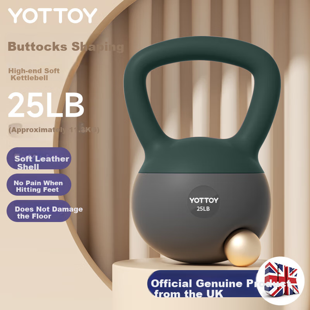 Гиря мягкая Yottoy 11.3 кг, зеленая - изображение 9