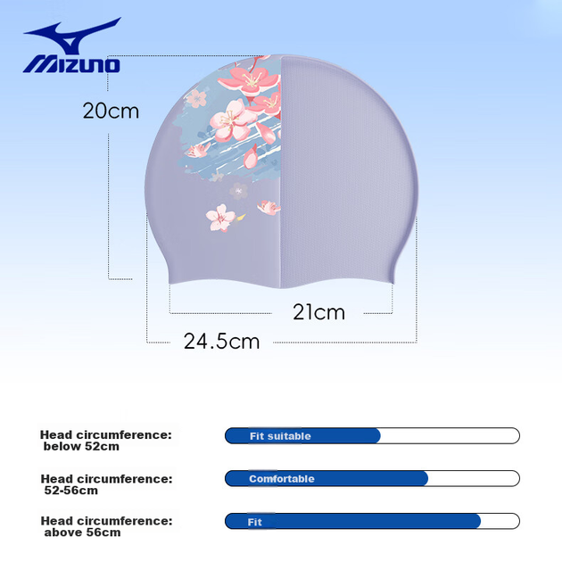 Шапочка для плавання MIZUNO для чоловіків та жінок з довгим волоссям, великий розмір, не облягає, водонепроникна, силіконова шапочка для захисту вух, тренувальне спорядження CS02 світло-рожевий - Фото 6 Шапочка для плавання MIZUNO для чоловіків та жінок з довгим волоссям, великий розмір, не облягає, водонепроникна, силіконова шапочка для захисту вух, тренувальне спорядження CS02 світло-рожевий - изображение 6