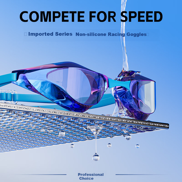 Очки для плавания стартовые зеркальные Mizuno N3JEB191, оранжевые - изображение 5