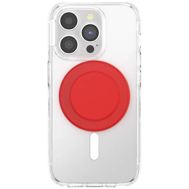 Тримач для телефону PopSockets PopOut Basic Rosso Grip червоний (840173763407) - Фото 3 Тримач для телефону PopSockets PopOut Basic Rosso Grip червоний (840173763407) - зображення 3