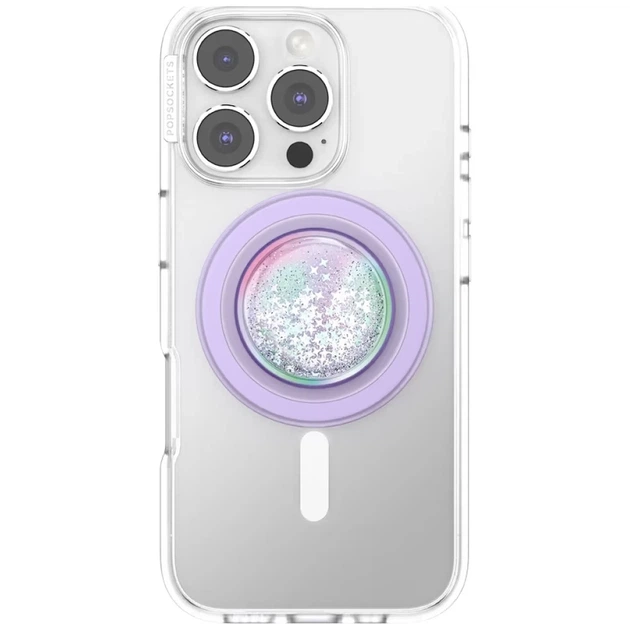 Тримач для телефону PopSockets Tidepool Squishy Unicorn Magic лавандовий (840473356323) - зображення 4