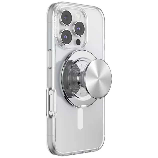 Тримач для телефону PopSockets Aluminum Radial сріблястий (840473304904) - Фото 8 Тримач для телефону PopSockets Aluminum Radial сріблястий (840473304904) - зображення 8
