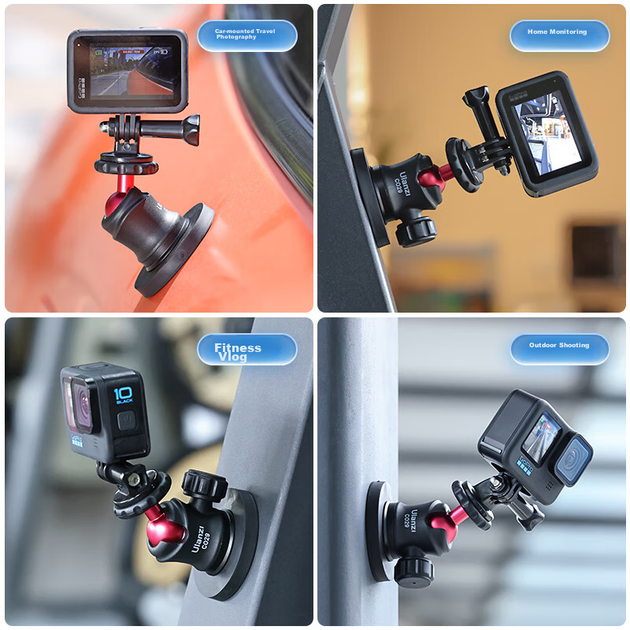 Крепление Ulanzi CO29 магнитное для стабилизатора автомобильное, для GoPro/DJI Action - изображение 8