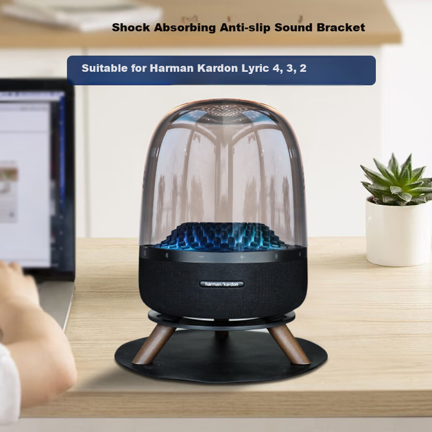 Подставка Qiye настольная для колонок Harman Kardon Glass/Crystal, нескользящая - изображение 3