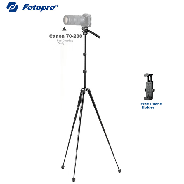 Монопод Fotopro FY-830+MH компактний, для смартфона та камери - зображення 2