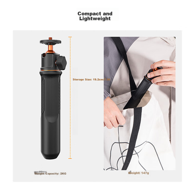 Штатив-розширювач K&F Concept для DJI Pocket 3/4 з Bluetooth-пультом - зображення 9