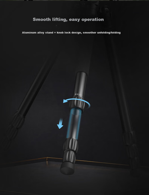 Штатив SmallRig 4319 CT190 с гидравлической головкой, для зеркальных и беззеркальных камер - Фото 6 Штатив SmallRig 4319 CT190 с гидравлической головкой, для зеркальных и беззеркальных камер - изображение 6