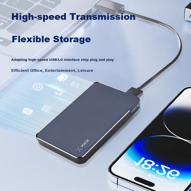 Диск жорсткий портативний Xiaopan XDISK 500 ГБ USB 3.0 - зображення 2