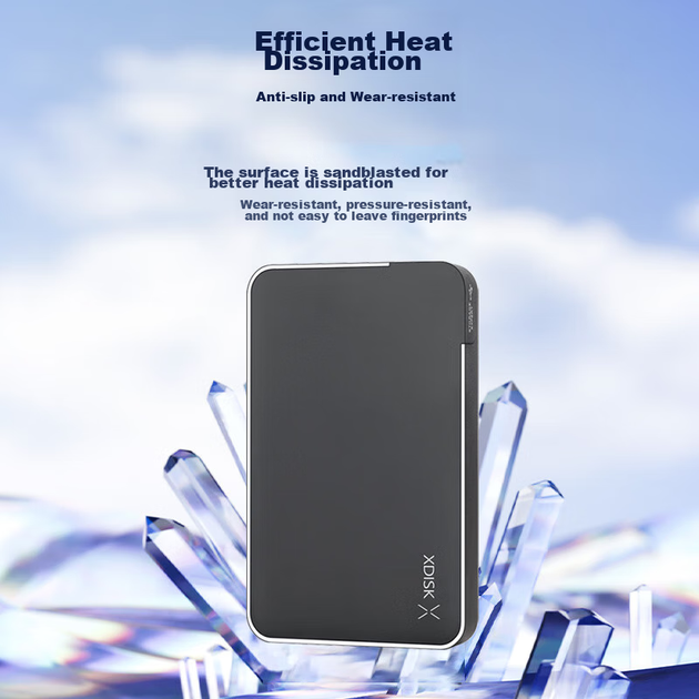Диск Xiaopan XDISK внешний жесткий 500ГБ USB 3.0, серия X, 2.5", темно-синий - изображение 6