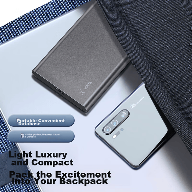 Портативный жесткий диск Xiaopan (XDISK) 500 ГБ USB 3.0, металлический корпус, серия X, 2,5 дюйма, цвет «космический серый», ультратонкий, высокоскоростной, портативный, стильный, для резервного копирования данных, стабильный и долговечный. - Фото 7 Портативный жесткий диск Xiaopan (XDISK) 500 ГБ USB 3.0, металлический корпус, серия X, 2,5 дюйма, цвет «космический серый», ультратонкий, высокоскоростной, портативный, стильный, для резервного копирования данных, стабильный и долговечный. - изображение 7