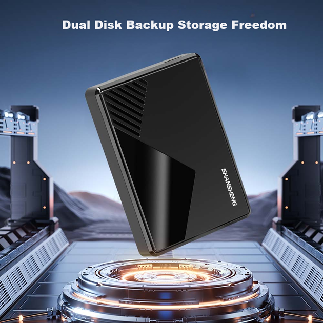 Жесткий диск портативный Shansheng 1ТБ, USB 3.0, резервное копирование, 2.5" - изображение 2