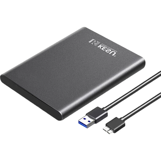 Жесткий диск Kesu K201 1TB Dual Backup 2.5" USB 3.0 External Grey - изображение 2