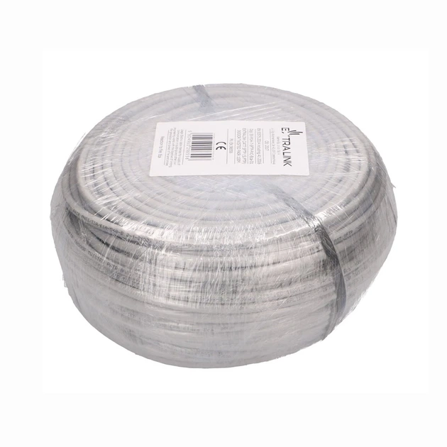 Мережевий кабель EXTRALINK Cat 7 S/FTP Indoor Twisted Pair 100 м (EX.96556) - зображення 6