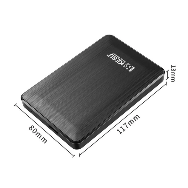 Жесткий диск Kesu K1 160GB 2.5" USB 3.0 External Black - изображение 7