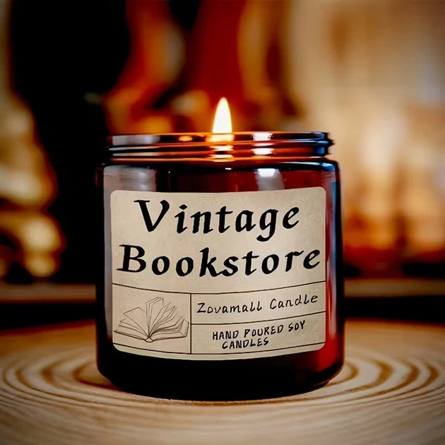 Ароматична свічка «Vintage Bookstore» соєва - зображення 3