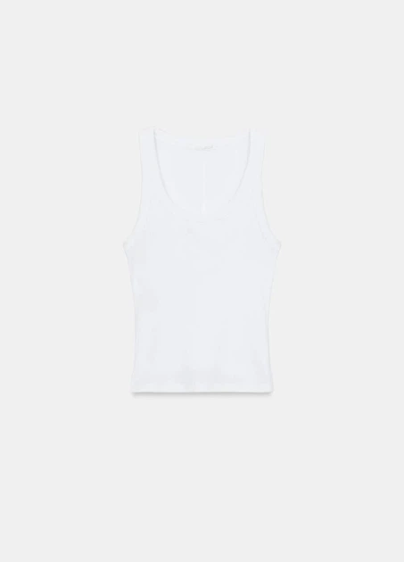 Майка Zara 17988 Білий S (3253) - Фото 3 Майка Zara 17988 Білий S (3253) - зображення 3