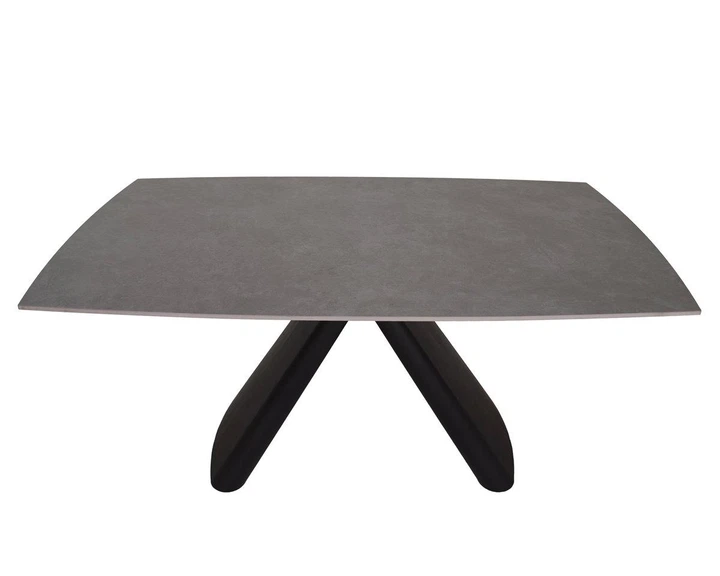 Стіл GREYSON CERAMIC 160(240)*90 сірий мат/чорний - Фото 5 Стіл GREYSON CERAMIC 160(240)*90 сірий мат/чорний - изображение 5