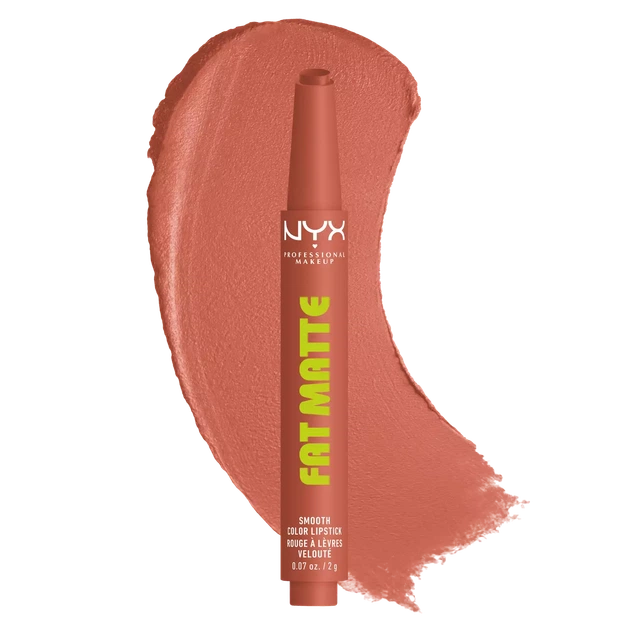 Pomadka do ust NYX Professional Makeup Fat Matte Smooth Color 01 Cozy Whipped 2 g (800897279110) - Zdjęcie 3 Pomadka do ust NYX Professional Makeup Fat Matte Smooth Color 01 Cozy Whipped 2 g (800897279110) - obraz 3