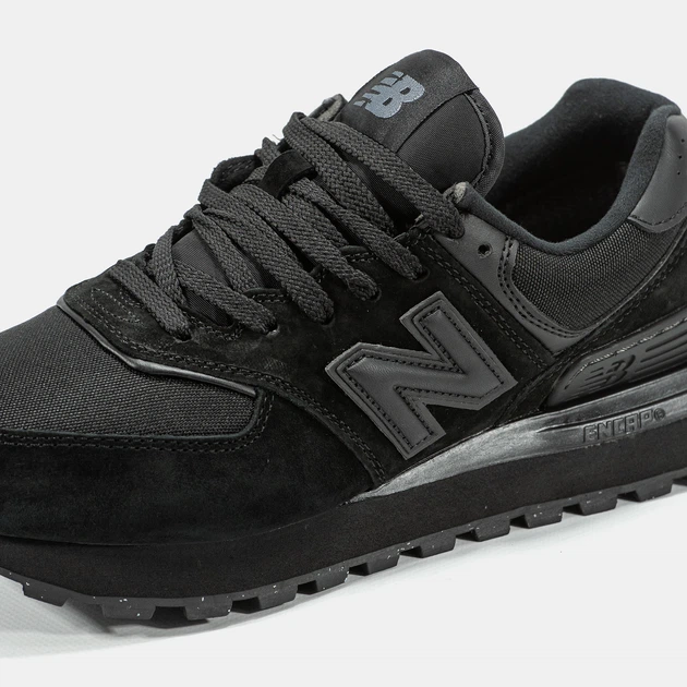 Кросівки New Balance 574 All Black | Gore-Tex | Термо 41 - зображення 4