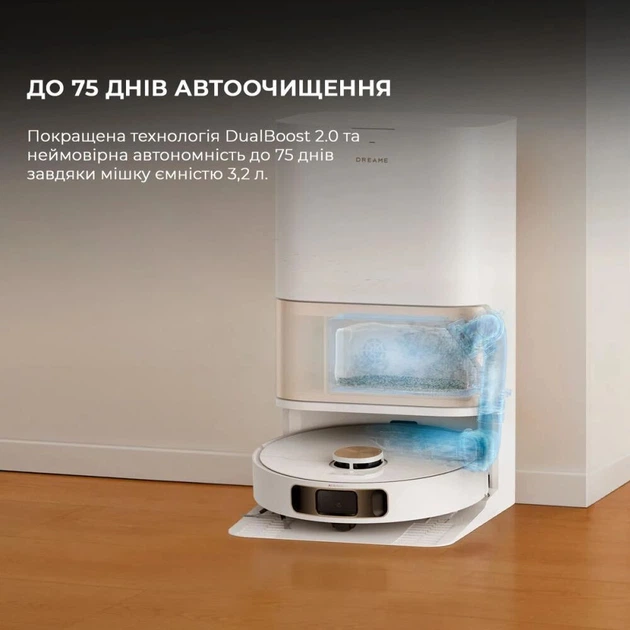 Робот пилосос Dreame Bot L10s Pro Ultra Heat (RLL82CE) - изображение 5