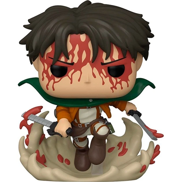 Фігурка Funko POP Фанко поп №1169 Атака титанів Attack on Titan Battle Levi Ackerman, Леві Аккерман + захист для коробки, 10 см (AT 0025) - Фото 2 Фігурка Funko POP Фанко поп №1169 Атака титанів Attack on Titan Battle Levi Ackerman, Леві Аккерман + захист для коробки, 10 см (AT 0025) - зображення 2