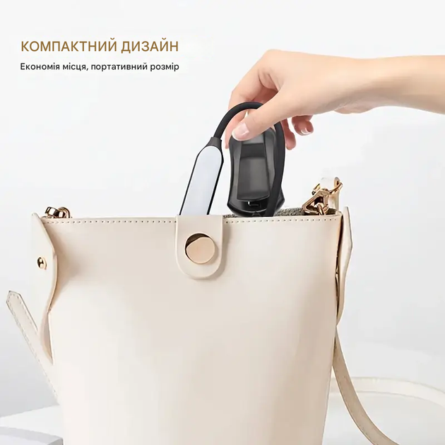Преміум гнучка лампа з кліпси для читання книг на акумуляторі. Портативний нічник. LED ліхтарик - зображення 7