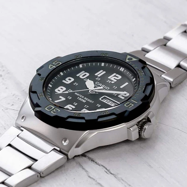 Чоловічі наручні годинники Casio MRW-200HD-1BVEF - зображення 2