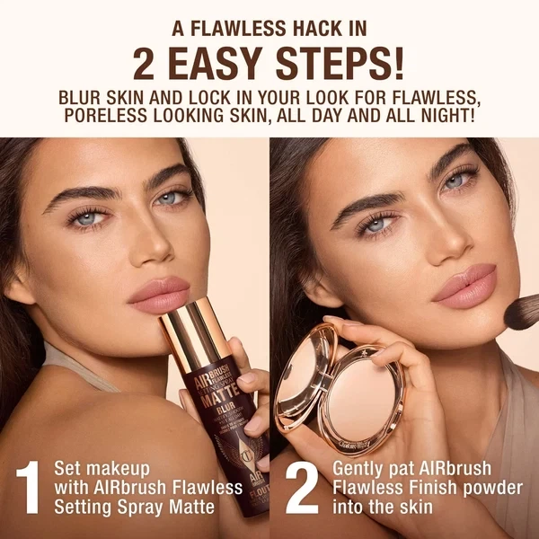Матуючий спрей фіксатор макіяжу Airbrush Flawless Setting Spray - Matte Charlotte Tilbury 100 ml - зображення 4