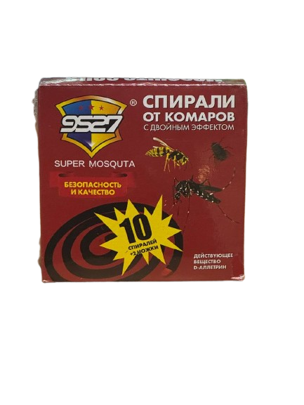 Спіраль від комарів від мух, ос та комарів 10 шт - Фото 1 Спіраль від комарів від мух, ос та комарів 10 шт - изображение 1