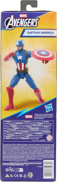 Ігрова фігурка Капітан Америка 30 см Marvel Titan Hero Captain America 12” Action Figure (G2771) - Фото 8 Ігрова фігурка Капітан Америка 30 см Marvel Titan Hero Captain America 12” Action Figure (G2771) - зображення 8