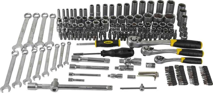 Набір інструментів Sigma 1/4" 1/2" 3/8" 216шт (6003841) - изображение 5