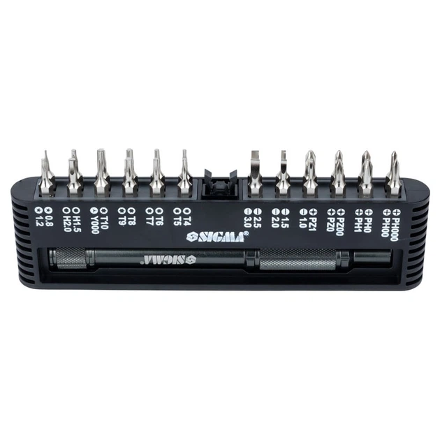 Викрутка і біти Sigma 1/4" для мобільних телефонів 24шт (4003251) - зображення 3