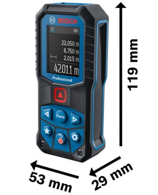 Далекомір лазерний Bosch GLM 150-27 C (0601072Z00) - изображение 5
