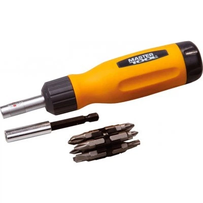 Викрутка MasterTool із насадками 12 шт 40-0518 - Фото 1 Викрутка MasterTool із насадками 12 шт 40-0518 - изображение 1