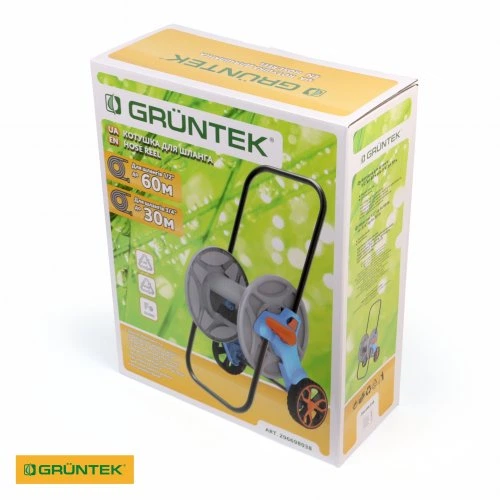 Тележка для шланга GRUNTEK до 60 м (296698038) - Фото 2 Тележка для шланга GRUNTEK до 60 м (296698038) - зображення 2