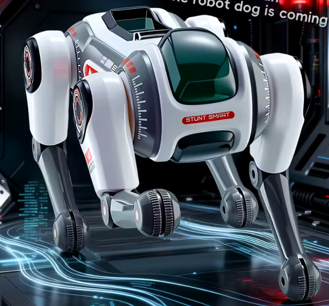 Игрушка робот-собака Smart Dog 1508D для детей с функцией управления и световыми эффектами - изображение 2