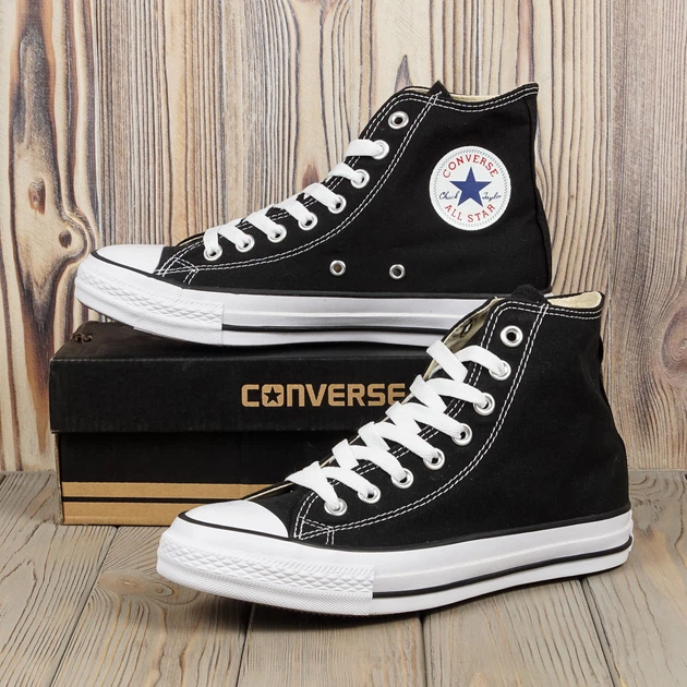 Кеди унісекс високі All Star Black Hi 39 - Фото 1 Кеди унісекс високі All Star Black Hi 39 - изображение 1