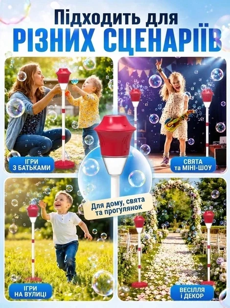 Автоматическая машина для мыльных пузырей с LED подсветкой и музыкой 26X-264 - изображение 7
