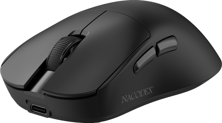 Мышь Ajazz x Nacodex NJ08-MC Wireless/Bluetooth/USB Black (NJ08-MC-B) - изображение 3