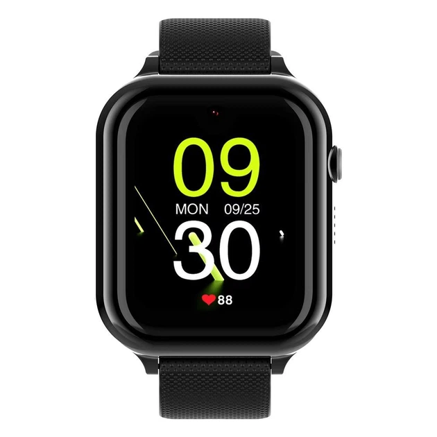 Умные часы для детей Lemfo KT38 с AMOLED дисплеем, 4G LTE сим картой, видеозвонками, GPS геолокацией, Wi-Fi, прослушиванием и памятью 16 ГБ До 4 дней работы Черный - изображение 3