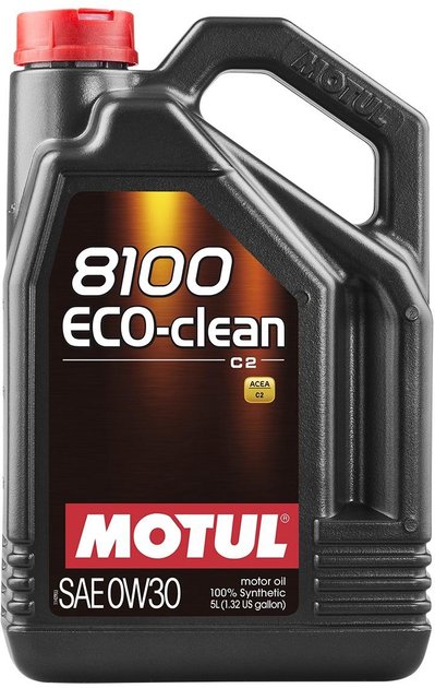 Моторна олива Motul 8100 Eco-clean 0W-30 5 л (102889) (868051) - зображення 2