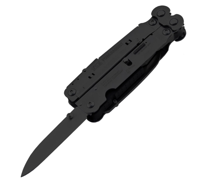 Мультитул SOG PowerAssist 16 Інструментів (SOG-B66N-CP) Чорний - Фото 6 Мультитул SOG PowerAssist 16 Інструментів (SOG-B66N-CP) Чорний - зображення 6