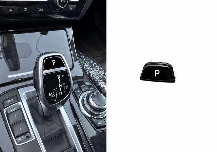Кнопка Parking P для спортивного селектора АКПП BMW F30 F10 F11 F32 F36 F48 F25 F26 черный глянец - изображение 2